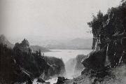 Albert Bierstadt Island Lake,Wind River Range oil painting reproduction
